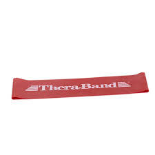Theraband Professional Latex Resistance Band Loop 8 Inch Red Medium Beginner Level 2