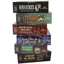 The finished picture is a secret, as it is not pictured on the box, adding to the thrill of the game. 1000 Piece Murder Mystery Jigsaws