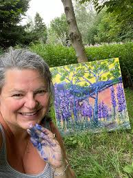 Narrabeen lake, plein air, A2 acrylic