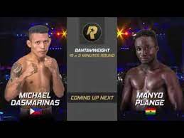 .against michael dasmarinas in las vegas. Michael Dasmarinas Vs Manyo Plange Youtube