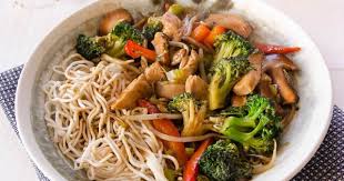 Chow Mein Au Poulet Recette Cuisine Asiatique Plat Asiatique Recette Asiatique
