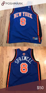 Pngtree offers jersey png and vector images, as well as transparant background jersey clipart images and psd files. Nike Latrell Sprewell New York Knicks Jerseys New York Knicks Clothes Design Fashion Design