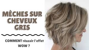 10 couleurs de cheveux à éviter après 50 ans. Meches Sur Cheveux Gris Comment Reussir L Effet Wow Youtube