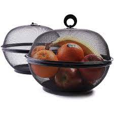 We did not find results for: 2 Pack Round Mesh Fruit Basket For Kitchen Fruit Vegetable Bowl Holder With Lid Black 10 Inches Walmart Com Walmart Com