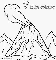 Printable Volcano Coloring Pages For Kids Coloring Pages Coloring Pages For Kids Online Coloring