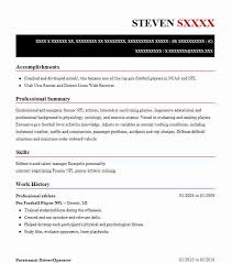 The body of a chronological resume format includes a listing of your work history, beginning with your most current. Professional Athlete Resume Example Company Name Denver Colorado
