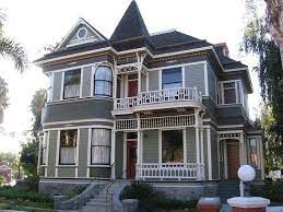 Victorian style homes are most commonly two stories with steep roof pitches, turrets and dormers. Victorian House Exterior Colour Schemes Novocom Top