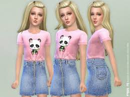 Nov 12, 2020 · what are the most fun sims 4 mods? The Sims Resource Panda Tee With Denim Skirt By Lillka Sims 4 Downloads Sims 4 Cc Kids Clothing Sims 4 Toddler Sims 4 Clothing