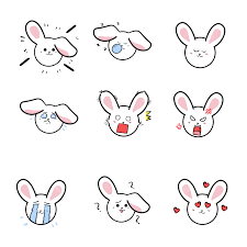 うさぎ 絵文字 かわいい