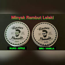 Minyak kedelai dan minyak jarak. Pomade Minyak Rambut Millenia187