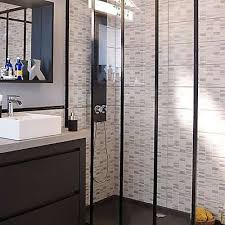 Et maintenant suivez les étapes suivantes pou réaliser cette mosaique de salle de bain a bientôt pour d'autres idées de décoration de salle de bain. Carrelage Mur Decor Mosaique 20 X 60 Cm Divina Castorama