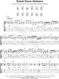 Lynyrd Skynyrd Sweet Home Alabama Guitar Tab In G Major Download Print Guitar Tabs Guitar Sheet Music Guitar Tabs Acoustic