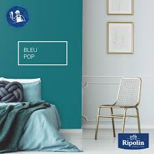 Pour Delimiter Les Espaces D Une Piece Quelques Coups De Pinceau Peuvent Eviter De Gros Travaux Decoration Salon Vert Deco Chambre Bleu Deco Interieure