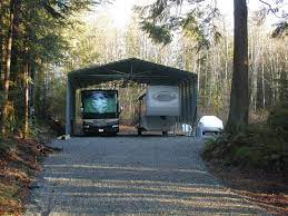 Double Rv Steel Carport By Absolute Steel Steel Carports Carport Rv Carports