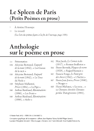 Le Spleen De Paris Petits Poemes En Prose 9782218966675 Amazon Com Books