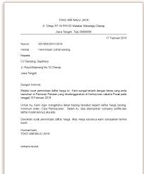 Contoh surat pemesanan barang elektronik bentuk block style. Contoh Surat Semi Block Style Dan Full Block Style Bloggadogado