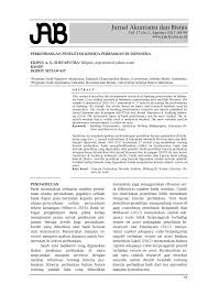 Pengertian akuntansi tabungan adalah fungsi akuntansi perbankan untuk mendukung aktivitas tabungan bank, seperti mencatat setoran dan perhatikan contoh pencatatan jurnal transaksi setoran tabungan bank berikut: Pdf Perkembangan Penelitian Kinerja Perbankan Di Indonesia