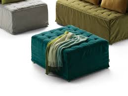 Un pouf cubo, poltrona letto o pouf letto singolo pieghevole: Pouf Letto Capitonne In Tessuto Dorsey Pouf Letto Milano Bedding