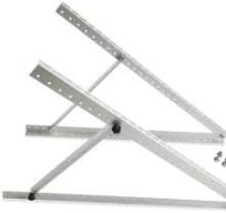 WOEFSTE 2 Set Adjustable Solar Panel Tilt Mount Brackets Aluminum Alloy