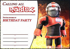 By having robux, gamers can buy items and make developments on their gameplay. Roblox Birthday Invitation Card Invitation World