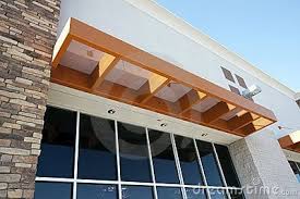 Modern Metal Awning Over Storefront Metal Awning Awning Over Door Door Awnings