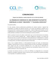 Combate de angamos, cámara de comercio de lima. Comunicado Camara De Comercio De Lima By Camara De Comercio Issuu
