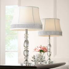 Ships free orders over $39. Ana Crystal Table Lamps Set Of 2 With Gallery Bling Shades 63p87 Lamps Plus