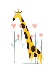 Nikki Dyson Representing Leading Artists Who Produce Children S And Decorative Work To Commi Giraffe Illustration Baby Animal Drawings Giraffe Cartoon Drawing