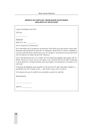 Prueba de que el solicitante va a ser admitido en el país de destino, por ejemplo mediante la presentación del visado. Ejemplo De Carta De Solicitud De Vacaciones Pagadas Compartir Ejemplos