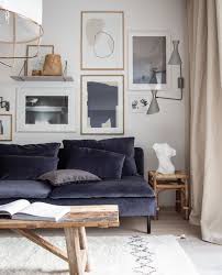 My Scandinavian Home My Sitting With Ikea Soderhamn Sofa Covered In A Dark Blu Living Room Scandinavian Living Room Decor Scandinavian Home