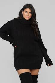Cammie Leg Warmer Sweater Dress Set Black Plus Size Sweater Dress Sweater Dress Cable Knit Dress