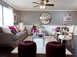 Alpaca diy gray grey lavender living room paint colors painting disaster purple sherwin williams. Contemporary Gray And Purple Living Room Hgtv