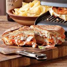 Buffalo Chicken Panini With Blue Cheese Celery Slaw Williams Sonoma Recipes Chicken Panini Food