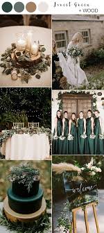 We love how they kept things simple on the table to let the foliage do the talking. Forest Green Wedding Theme Novocom Top