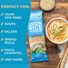 Amazon.com : Lotus Foods Organic Brown Udon Rice Noodles