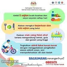 Apakah punca obesiti dan kesannya? Say No To Child Obesity Mase Farmasi Lautan Dungun Facebook