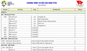 Sehen sie sich die online olympic auf gigagünstig an! Lá»‹ch Thi Ä'áº¥u Asiad 2018 Ngay 23 8 Olympic Viá»‡t Nam Lam Nen Lá»‹ch Sá»­ Thá»ƒ Thao Vietnam Vietnamplus