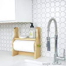 I found this beautiful vase at homegoods forever ago. Farmhouse Paper Towel Holder Diy Houseful Of Handmade