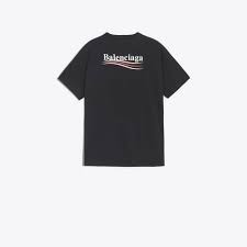 3.5 out of 5 customer rating. Regular Political Campaign T Shirt In Black Balenciaga Us