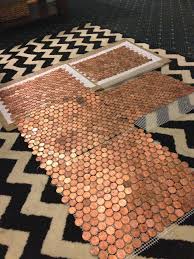 Several Sheets Of The Penny Floor Template Penny Floor Penny Tile Floors Flooring