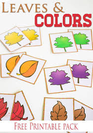 Free Fall Colors Printable Activities For Preschoolers Fall Preschool Activities Fall Preschool Color Activities