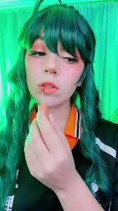 Yamaguchi Cosplay With Strawberry Lip Gloss