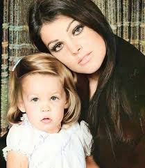Lisa Marie Presley with priscilla...