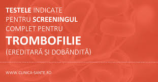 Maybe you would like to learn more about one of these? Diagnosticul Trombofiliei