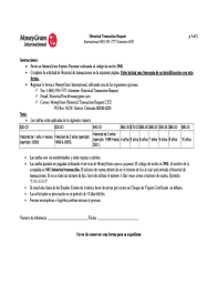 A moneygram or money order must be filled out properly to ensure that the payment is accepted without any discrepancies to the payee or financial institution. Moneygram Historial De Transacciones Fill Out And Sign Printable Pdf Template Signnow