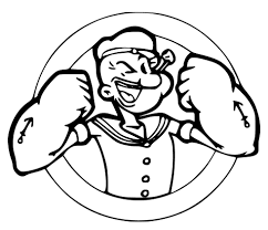 All popeye coloring pages are free and printable. Happy Popeye Coloring Page Free Printable Coloring Pages For Kids