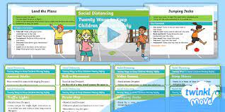 This is a classic game that can be played with kids of all ages. Pe At A Safe Distance 20 Ways To Keep Children Moving