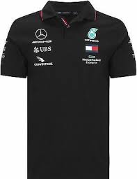 Mercedes Amg Petronas F1 2020 Mens Team Polo Shirt Mens Polo Shirts Polo Amg Petronas