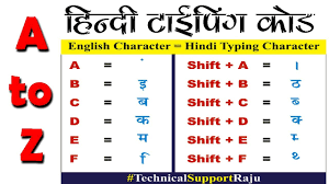 hindi typing code for kruti dev font hindi typing code