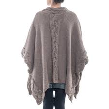 Check spelling or type a new query. 100 Alpaca Hand Knit Ruana Poncho With Cable Stitch Caserita